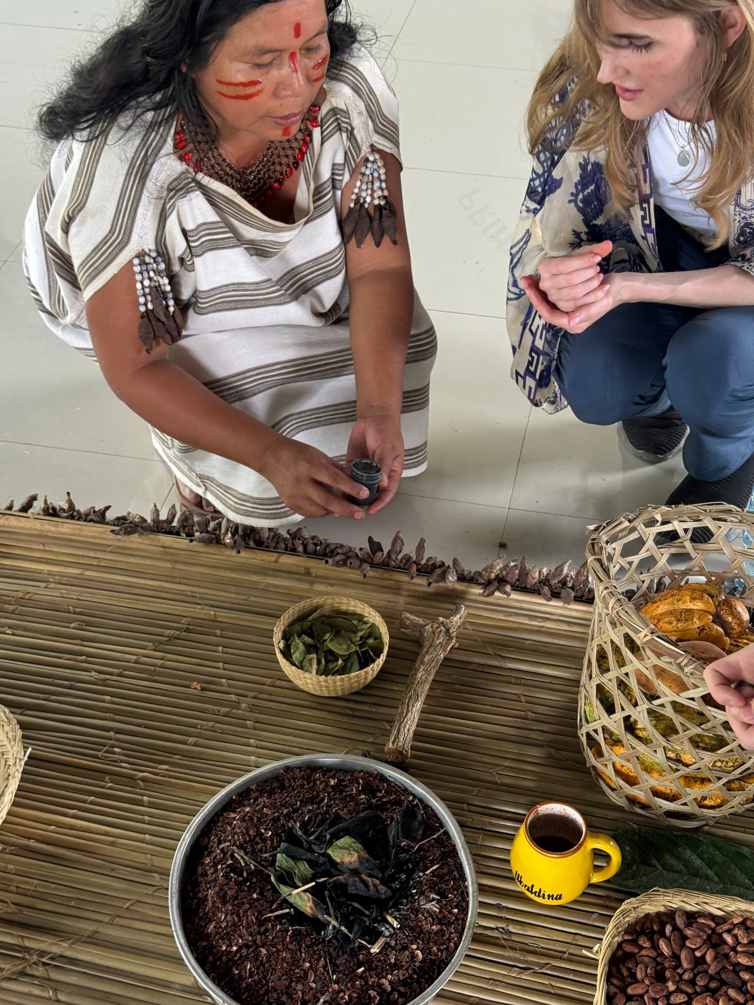 Working with indigenous cacao producers